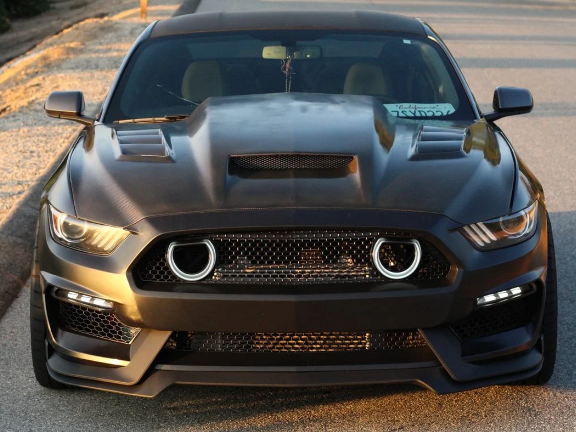 ბამპერის კომპლექტი MUSTANG  2015-2017 MARCH 1 წინა ლედ განათების ცხაურით